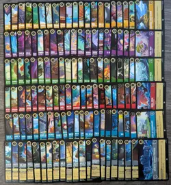Disney Lorcana Azurite Sea Set 6 - Full set 1 each NM Common/Uncommon cards - Image 1