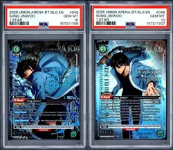 2026 Union Arena Solo Leveling Sung Jinwoo PSA 10 Sequential #048 #049 - Image 1