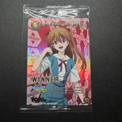 Asuka Shikinami Langley Winner Foil UEPR /EVA-1-010 NM - Union Arena Sealed - Image 1