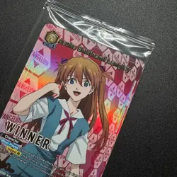 Asuka Shikinami Langley Winner Foil UEPR /EVA-1-010 NM - Union Arena Sealed - Image 3