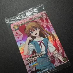 Asuka Shikinami Langley Winner Foil UEPR /EVA-1-010 NM - Union Arena Sealed - Image 4