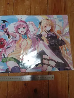 To LOVE-Ru Official Playmat Only No Card BANDAI Games Fest Union Arena JP - Image 3