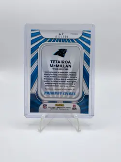 2025 Panini Donruss Optic Primary Colors Auto Tetairoa McMillan Holo Rookie /199 - Image 2