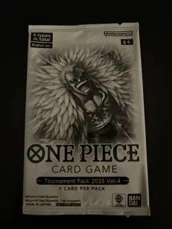Tournament Pack 2025 Vol. 4 One Piece Promotion Cards OP-PR English Sealed - Image 1