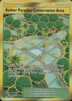Aether Paradise Conservation Area Holo Shiny Holo Rare Hidden Fates: Shiny Vault - Image 1