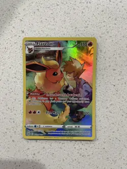 Pokemon TCG Flareon Sword & Shield: Brilliant Stars Tg01/Tg30 Holo Secret Rare - Image 3