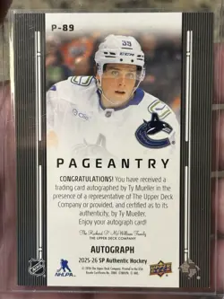 Lot of (313) 2025-26 SP Authentic Hockey Cards w/ Inserts & Autos 🔥 - Image 3