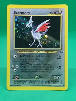 Pokemon TCG - Skarmory 13/111 Neo Genesis Holo Rare WOTC 1999 - EXC - Image 1