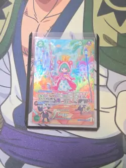 One Piece CCG Sugar Character Super Rare OP04-024 Holo Kingdoms of Intrigue - Image 1
