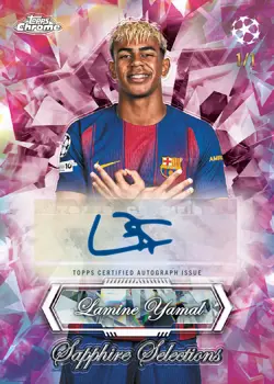 Topps Chrome Sapphire UEFA Club Competitions 2025/26 Hobby Box In hand 🔥 - Image 2