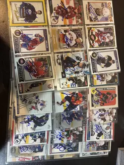 LOT OF 126 Signed AUTO Opc Upper Deck TOPPS HOCKEY CARDS NHL Must See Cards - Image 1