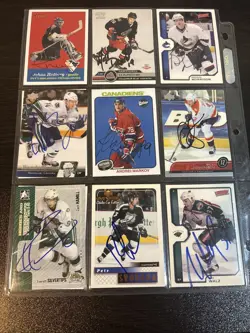 LOT OF 126 Signed AUTO Opc Upper Deck TOPPS HOCKEY CARDS NHL Must See Cards - Image 5