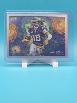 2025 Topps Chrome Cosmic - Justin Jefferson #STN-19 Stars in the Night SP - Image 1