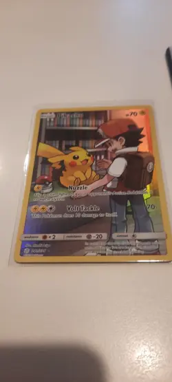 Pikachu (Secret) 241/236 - SM Cosmic Eclipse Holofoil Near Mint, in sleeve - Image 1