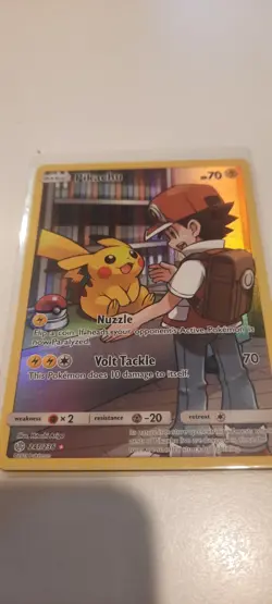 Pikachu (Secret) 241/236 - SM Cosmic Eclipse Holofoil Near Mint, in sleeve - Image 4