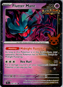 Flutter Mane 078/162 Cosmo Holo English Pokemon Card - Image 1