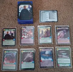 Star Wars Unlimited Moff Gideon Deck Core 42 Cards w Sleeve Box and Deck List - Image 1