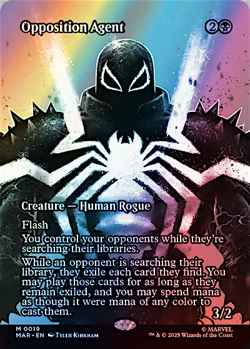 x1 Opposition Agent - Foil - Borderless M MTG Marvel Universe M/NM, English - Image 1