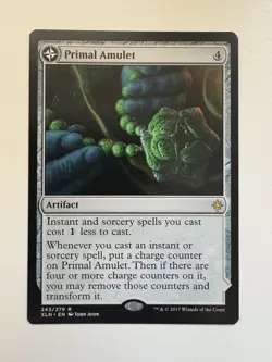 Primal Amulet / Wellspring MTG Magic the Gathering Card NM Near Mint XLN - Image 1