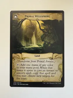 Primal Amulet / Wellspring MTG Magic the Gathering Card NM Near Mint XLN - Image 2