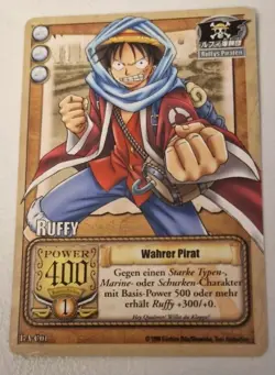 One Piece Karte BA-C01 Ruffy Wahrer Pirat - Image 1