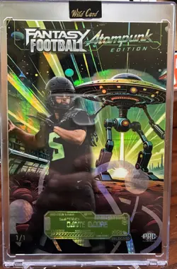 Wild Card Fantasy Football Atompunk Dante Moore 1/1 2026 Mammoth - Image 1