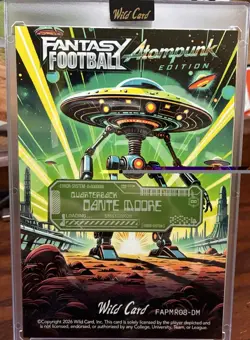 Wild Card Fantasy Football Atompunk Dante Moore 1/1 2026 Mammoth - Image 2