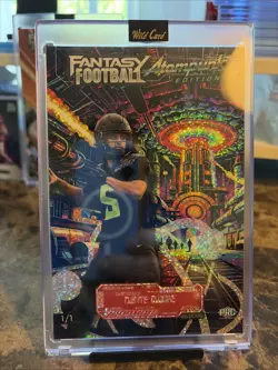 2026 Wild Card Atompunk Dante Moore Mammoth 1/1 Rainbow Sparkle - Oregon Ducks - Image 2