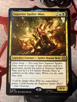 Superior Spider-Man Marvel's Spider-Man Regular NM (SPM) MTG RARE 0155 - Image 1