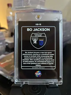 Custom Blast Bo Jackson Custom KB-18 Royals Raiders Custom Fan Art Card - Image 2
