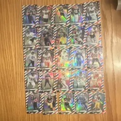 Panini Prizm NFL Football red, white, and blue 25 card lot - Image 1