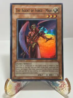 Yu-Gi-Oh! The Agent of Force - Mars AST-009 1st Edition Super Rare LP - Image 1