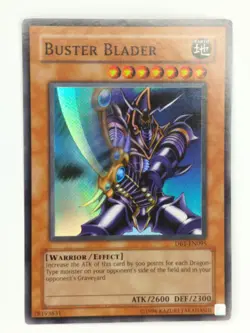 Yu-Gi-Oh! Buster Blader DB1-EN095 Super Rare Dark Beginning VLP - Image 1
