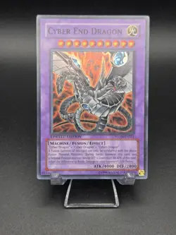 Cyber End Dragon STON-ENSE1 YuGiOh Strike of Neos 2007 Super Rare Card LP - Image 1