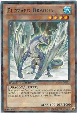 YUGIOH BLIZZARD DRAGON COMMON DUEL TERMINAL DT07-EN010 - Image 1