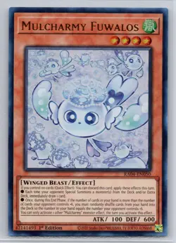 Mulcharmy Fuwalos (UR) RA04-EN050 Quarter Century Stampede Yu-Gi-Oh NM - Image 1