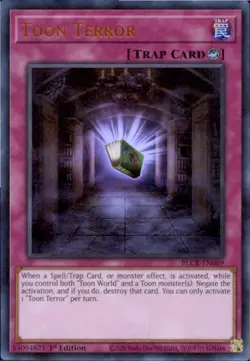 Toon Terror BLCR-EN069 Ultra Rare Battles of Legend: Crystal Revenge Yu-Gi-Oh NM - Image 1