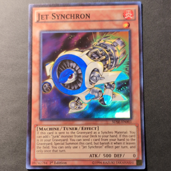 Yu-Gi-Oh! TCG Konami Jet Synchron SDSE-EN001 Super Rare Foil 1st - Image 1