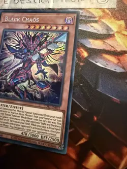 Black Chaos CORI-EN001 Secret Rare YuGiOh Card NM - Pack Fresh See Description! - Image 2