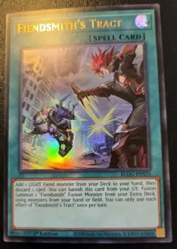 Fiendsmith's Tract BLGG-EN125 1st Edition Ultra Rare Glorious Gallery Yu-Gi-Oh! - Image 1