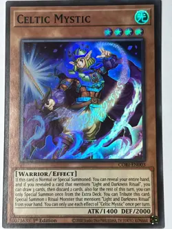 Celtic Mystic CORI-EN003 Chaos Origins 1st Edition NM Yugioh - Image 1