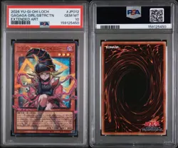 2026 YU-GI-OH JPN LOCH THE HEROES #JP012 GAGAGA GIRL SBTRCTN PSA 10 - Image 1