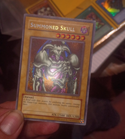 Konami Yu-Gi-Oh! Summoned Skull BPT-002 2002 Tin Secret Rare Holo LE - Image 1