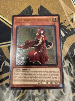 Yugioh - Lo, the Prayers of the Voiceless Voice - OP26-EN002 -Ultimate- NM - - Image 1