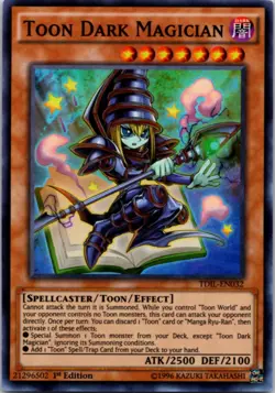 TOON DARK MAGICIAN TDIL-EN032 THE DARK ILLUSION YU-GI-OH NEAR MINT - Image 1