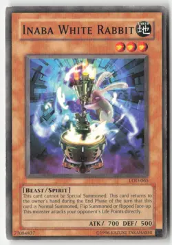 Yugioh - Inaba White Rabbit LOD-065 Unlimited - Common - Image 1