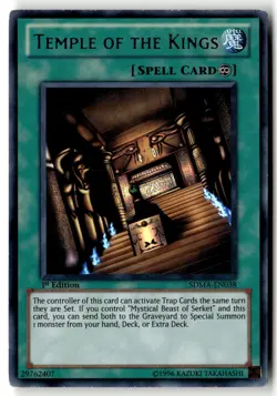 Temple of the Kings SDMA-EN038 Ultra Rare Yu-Gi-Oh 1st Edition Lightly Played - Image 1