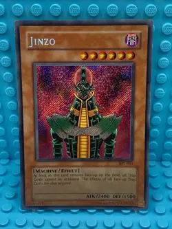 Yugioh Jinzo BPT-011 Secret Rare Tin Promo HP - Image 1