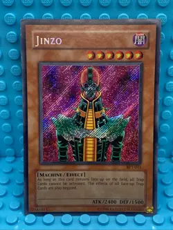 Yugioh Jinzo BPT-011 Secret Rare Tin Promo HP - Image 2