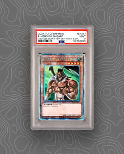 2024 YU-GI-OH! Ra03-EN157 ELEMENTAL HERO WILDHEART QSCR PSA 9 - Image 1